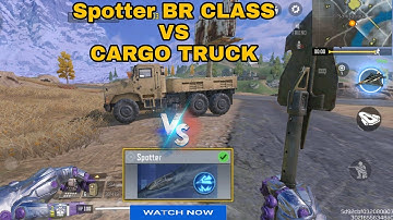 Spotter BR CLASS VS CARGO TRUCK in COD Mobile | Cluster Strike VS Helicopter | Wisdom Frost