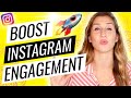 How to BOOST INSTAGRAM ENGAGEMENT