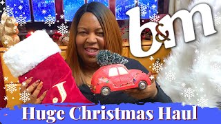 HUGE CHRISTMAS B\&M HAUL | Gift \& Stocking Filler Ideas, Christmas Decor and More! 🎄🎁