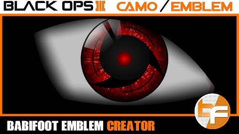 Black Ops 3 Emblem Tutorial 087 - Mangekyo Sharingan Itachi #Babifoot