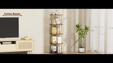 Flycity 360° Display 3-5 Tier Rotating Bookshelf - Assembly Instruction Video