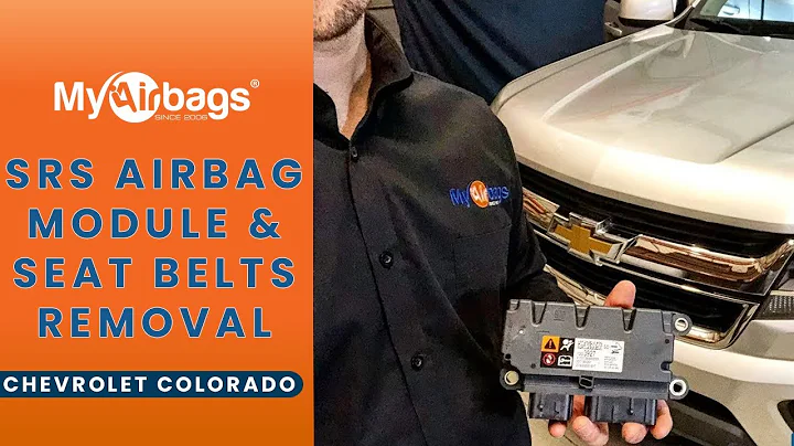 How to Remove SRS Airbag Control Module & Seat Belts on Chevy Colorado 2015 -2019  | MyAirbags