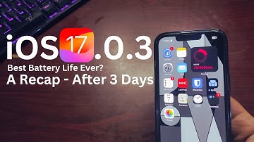 iOS 17.0.3 After 3 Days - Battery Review | The iOS Guy