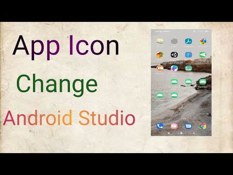 (Bangla)How To Changing  The APP Icon In Android Studio Tutorial Video  [Update Version]