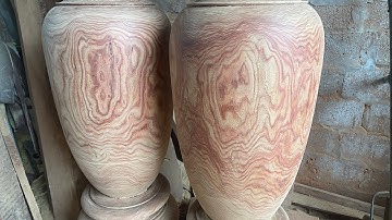 🔴Lộc Bình gỗ Trắc Đỏ Nam Phi chọn Vân siêu Víp / Các Đại Gia đang săn đón . Đồ Gỗ Hiền Lanh