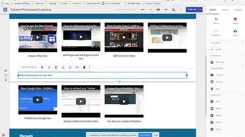 Caption an image or video in the New Google Sites