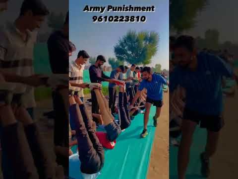 Army Punishment #shorts #running #viral #video