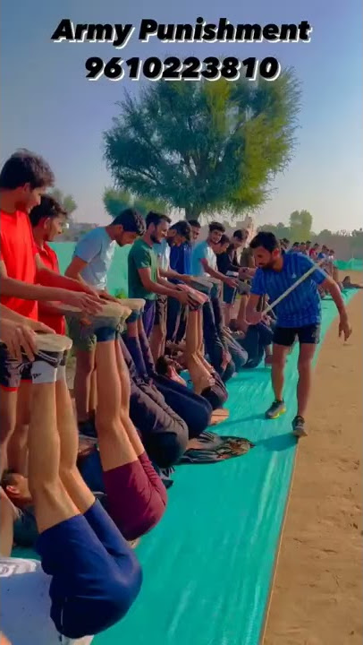 Army Punishment #shorts #running #viral #video