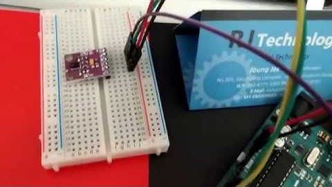 Arduino Uno 로 APDS-9960 제스쳐센서를 사용해 제스쳐 감지시 출력값 확인해 보기