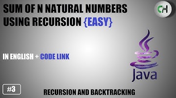 Sum of n number using recursion | Sum of n natural numbers | sum of n natural number using recursion