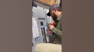 If you can’t afford an ATS, a generator interlock kit is the way to go! ⚡️#electrician #sparky