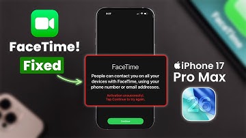 iOS 26 - How to FaceTime Not Working on iPhone!
