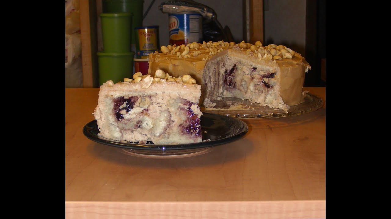 Peanut Butter & Jelly Cake with Michael's Home Cooking