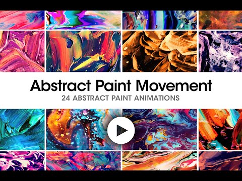 Abstract Paint Movement: 24 Videos, a Graphic by Chroma Supply (Thumbnail 2 of 2)