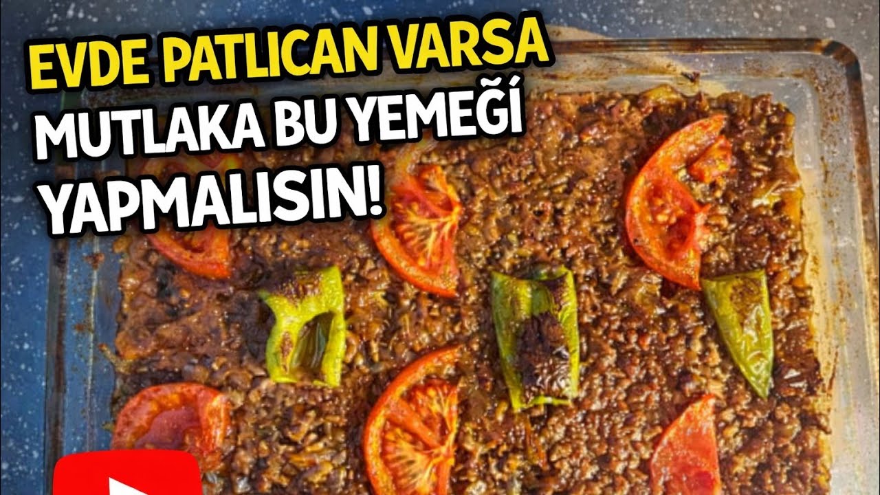 Anne Eli Değmiş Gibi! 😍 Kıymalı Patlıcan Yemeği Tarifi (Evde patlıcan varsa mutlaka dene