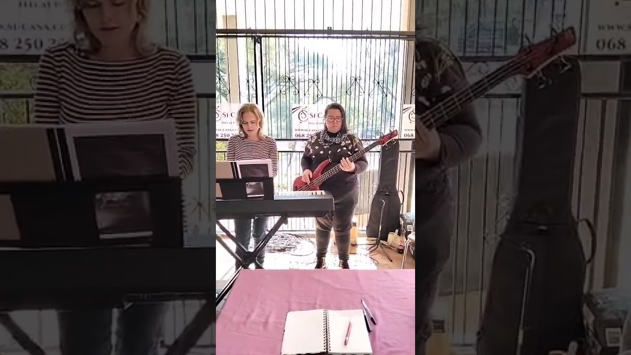 'You Say' (L Daigle) ; Simone on Piano, Hanke: Vocals; Daniella on Bass-guitar