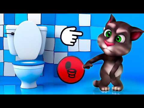 TALKING TOM 🔴 LIVE 🚽 Problemas con el baño 🚽 Super Toons TV Dibujos Animados en Español