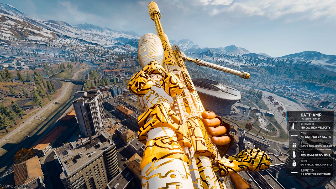 Call of Duty: Warzone Solo Sniper KATT AMR Gameplay PS5 PRO(No Commentary)