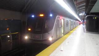 TR 6021-6026 arriving at departing Downsview Sheppard West Station