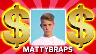 HOW MUCH MONEY DOES MATTYBRAPS MAKE ON YOUTUBE 2017 {YOUTUBE EARNINGS}