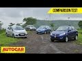 Tata Zest vs Maruti Dzire vs Honda Amaze vs Hyundai Xcent | Comparison Test | Autocar India