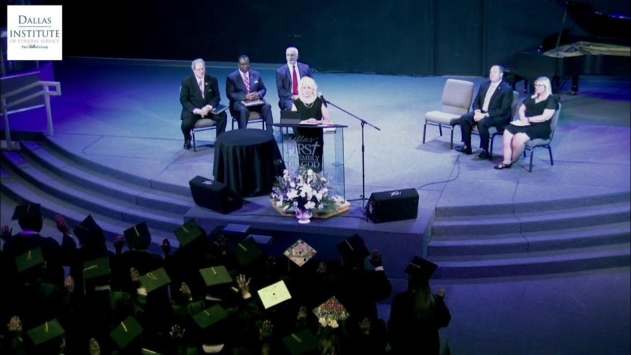 To Dallas Institute of Funeral Service Graduation Live YouTube