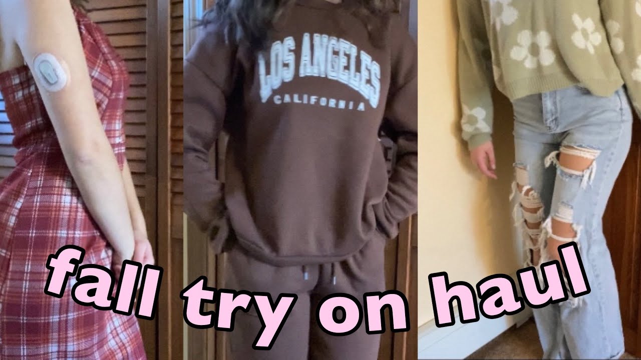 fall try on thrift haul - YouTube