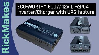 ECO-WORTHY 600W 12V LiFePO4 Inverter/Charger with UPS feature
ECO-WORTHY 600W Inverter Charger, 600W Pure Sine Wave Inverter & 30A LiFePO4 Battery Charger with 20ms UPS, DC 12V to AC 110V, Output Surge 1200W, for RV Lithium Batteries Roadtrip Essentials (Amazon Affiliate)
➡️ Purchase here: https://amzlink.to/az067Y4h3G7A1
00:00 Intro
00:17 Manual overview
01:03 Parts overview
01:24 Connecting to battery
03:08 Demonstrating use as UPS
04:25 Runtime test with air cleaner
07:22 Runtime test with internet modem
08:58 Summary
Please follow me!
https://twitter.com/rickmakes
https://www.instagram.com/rickmakes/
Visit my Amazon Storefront!
https://www.amazon.com/shop/rickmakes
https://www.amazon.co.uk/shop/rickmakes
https://www.amazon.ca/shop/rickmakes
Support my channel!
https://www.rickmakes.com/paypal_donation
@ecoworthy_official #inverter #charger #camping #offgrid #ups #backupbattery ECO-WORTHY 600W 12V LiFePO4 Inverter/Charger with UPS feature