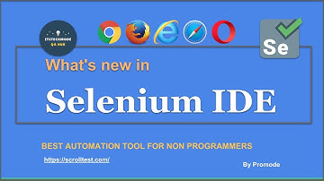New Selenium IDE - Whats New with In depth Tutorial