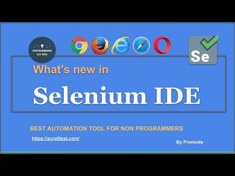 New Selenium IDE
