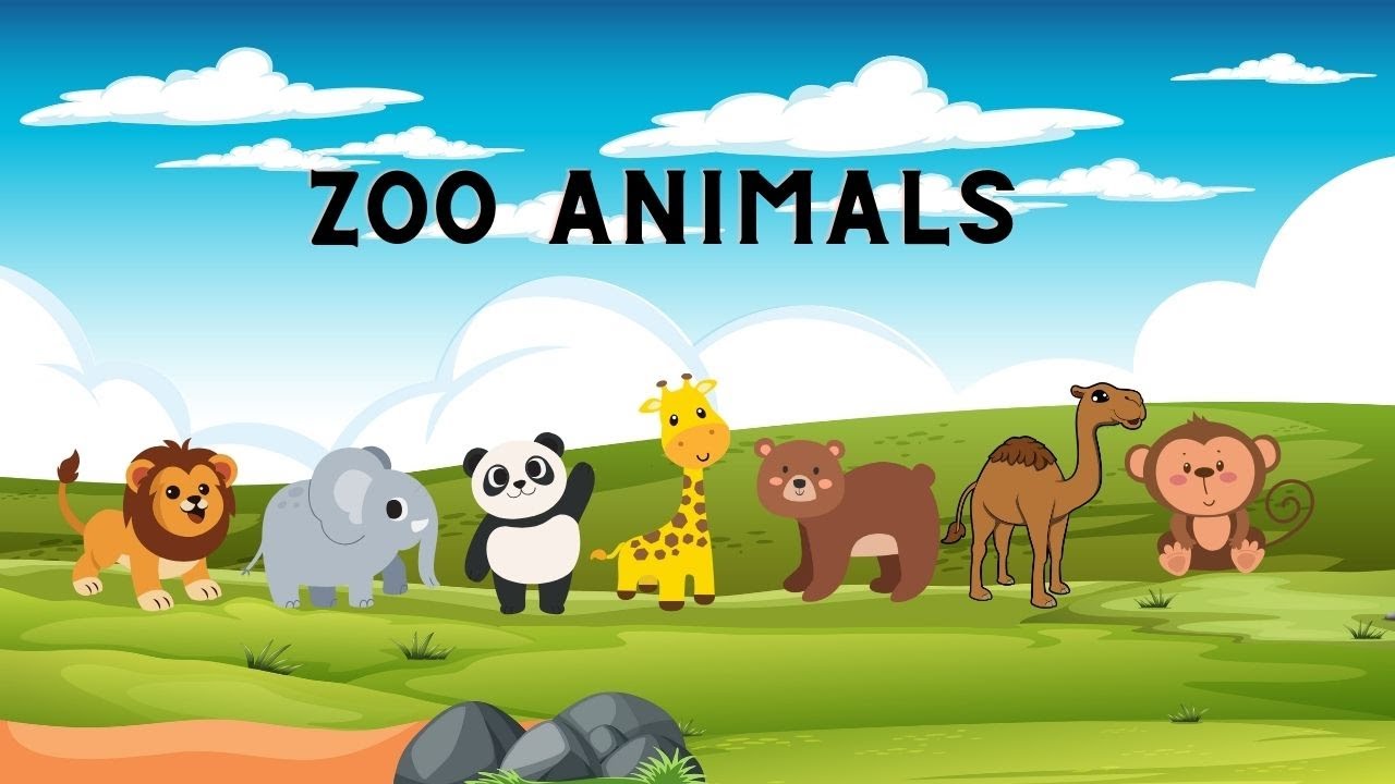 Zoo Animals For Toddlers Learning Animal Names Kids Fun Learning