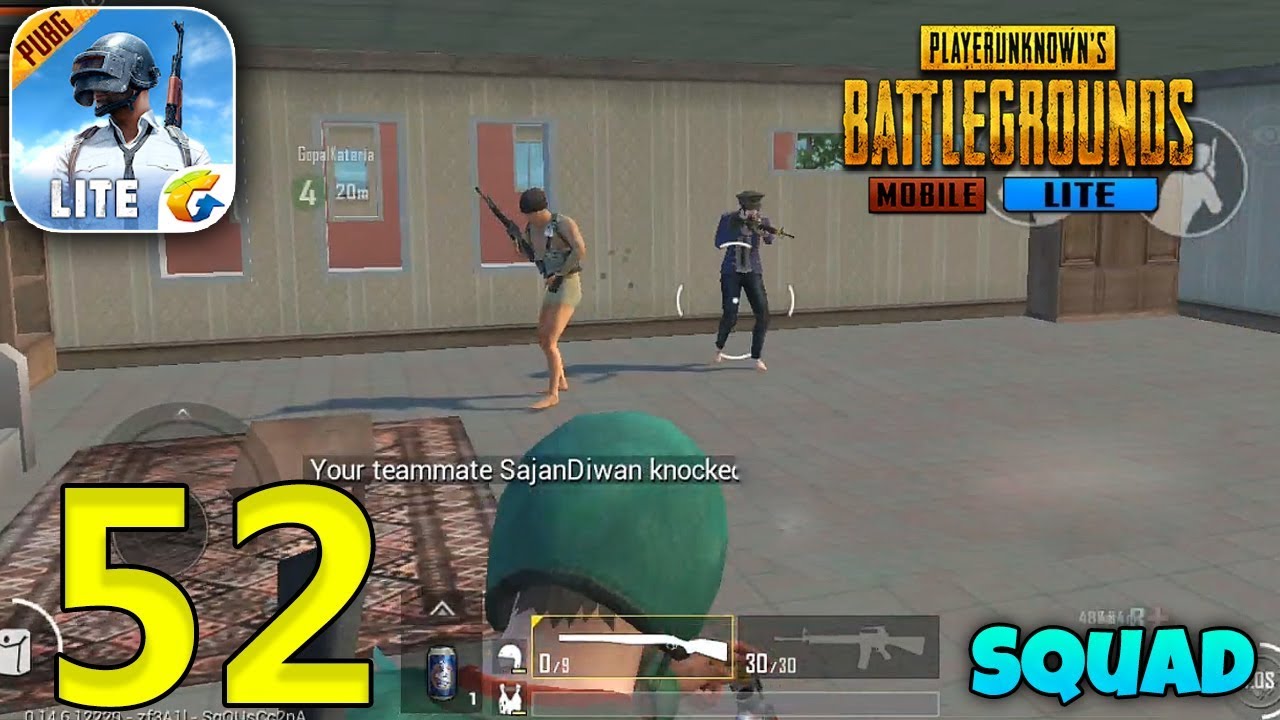 PUBG Mobile Lite Epic Squad Gameplay | Me VS Squad - YouTube