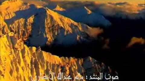 التأمل في آيات الله سبحانه ¨ سالم عندالله الأنصاري "
