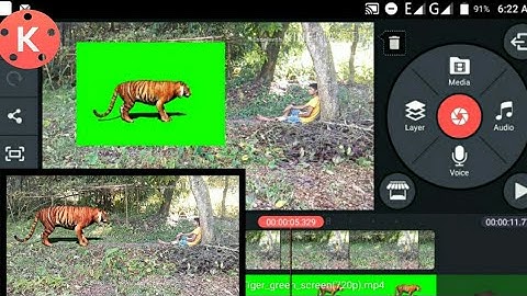 How to change video background using android mobile in kinemaster