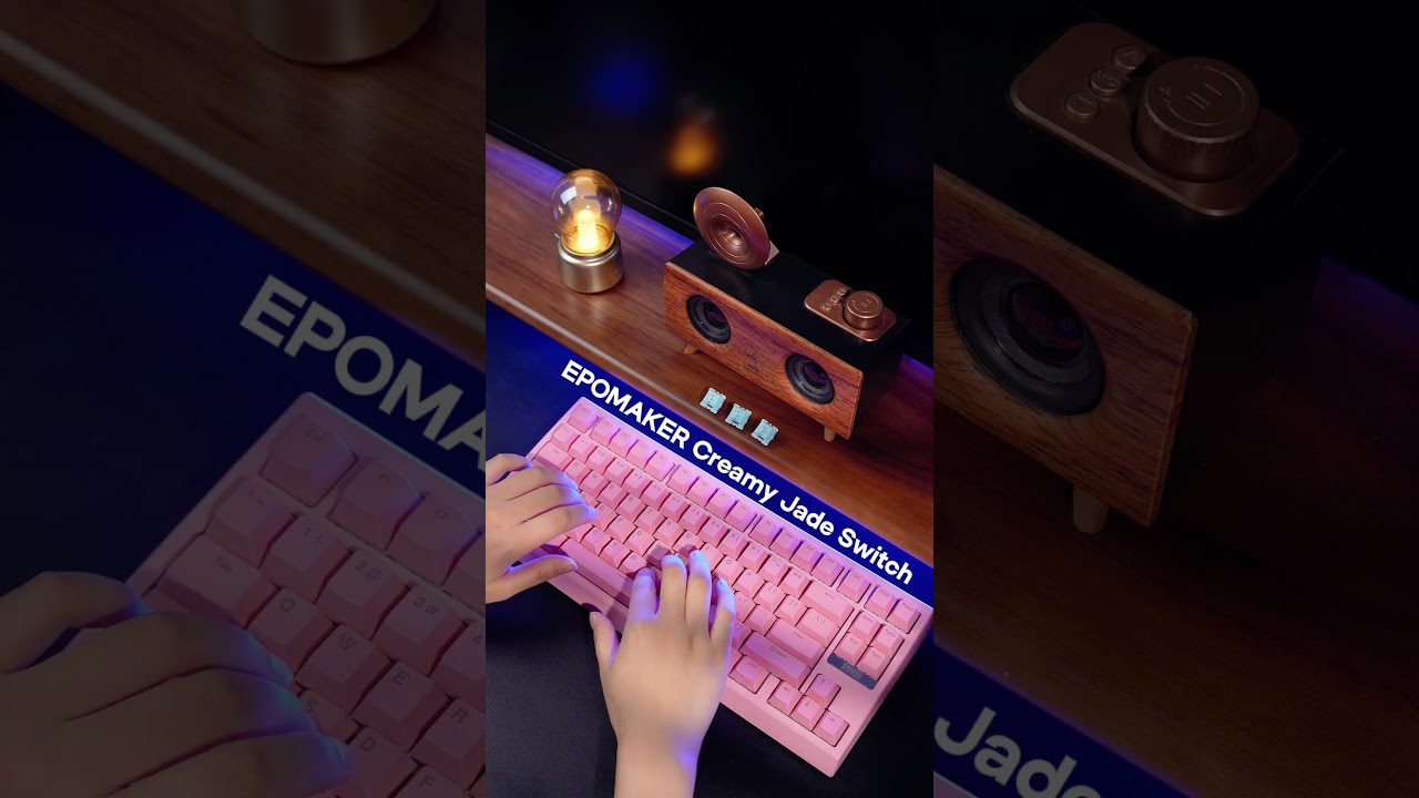Creamy Jade Switch Typing on #g84 - YouTube