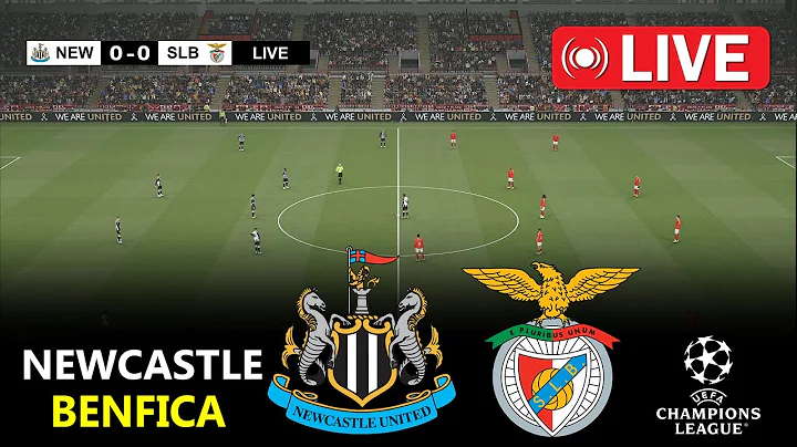 Newcastle United vs Benfica | Champions League 2025 | Video Game Simulation eFootball Pes 21