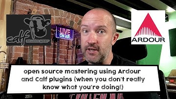Mastering a song using open source software. Ardour and Calf plugins.