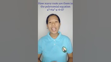 Roots of Polynomial Equation #short