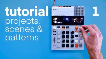 1. SCENES & PATTERNS // KO II teenage engineering // beginner tutorial