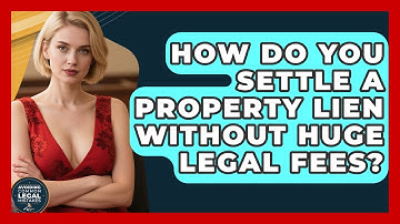 How Do You Settle A Property Lien Without Huge Legal Fees? - Avoiding Common Legal Mistakes