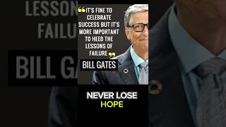 “Success Teaches Less. Failure Teaches Everything – Bill Gates 💡#shorts #billgates #viral #trending