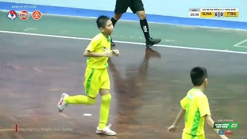 U11 SLNA PHỐI HỢP NHƯ BARCELONA GHI 8 BÀN VÀO LƯỚI U11 T&T BẮC GIANG (VCK U11 QUỐC GIA 2023)