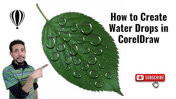 How to Create Water Drop in Corel Draw 21