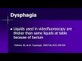 Dysphagia