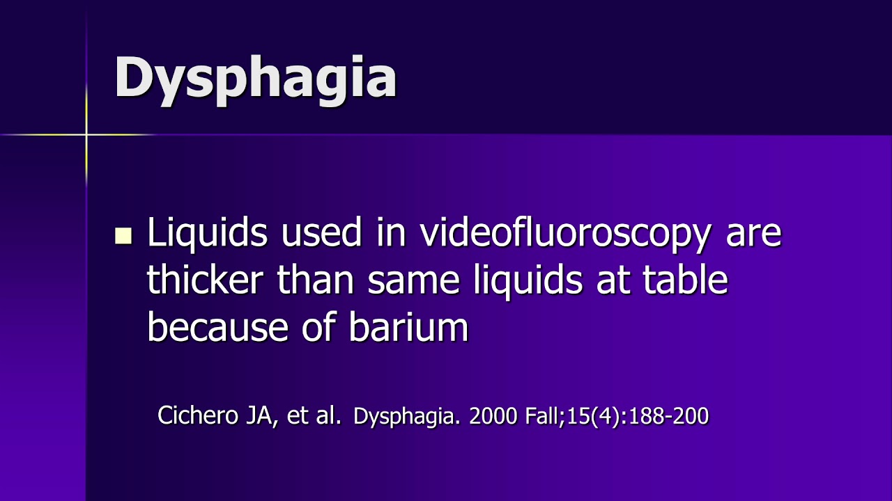 Dysphagia YouTube