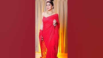 Preeta 🥰💫❤Shraddha Arya beautiful saree look status #preeta #kundalibhagya #shortsfeed #shorts