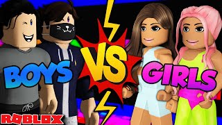 GIRLS VS BOYS AT ROBLOX OBBIES | Speed Run 4