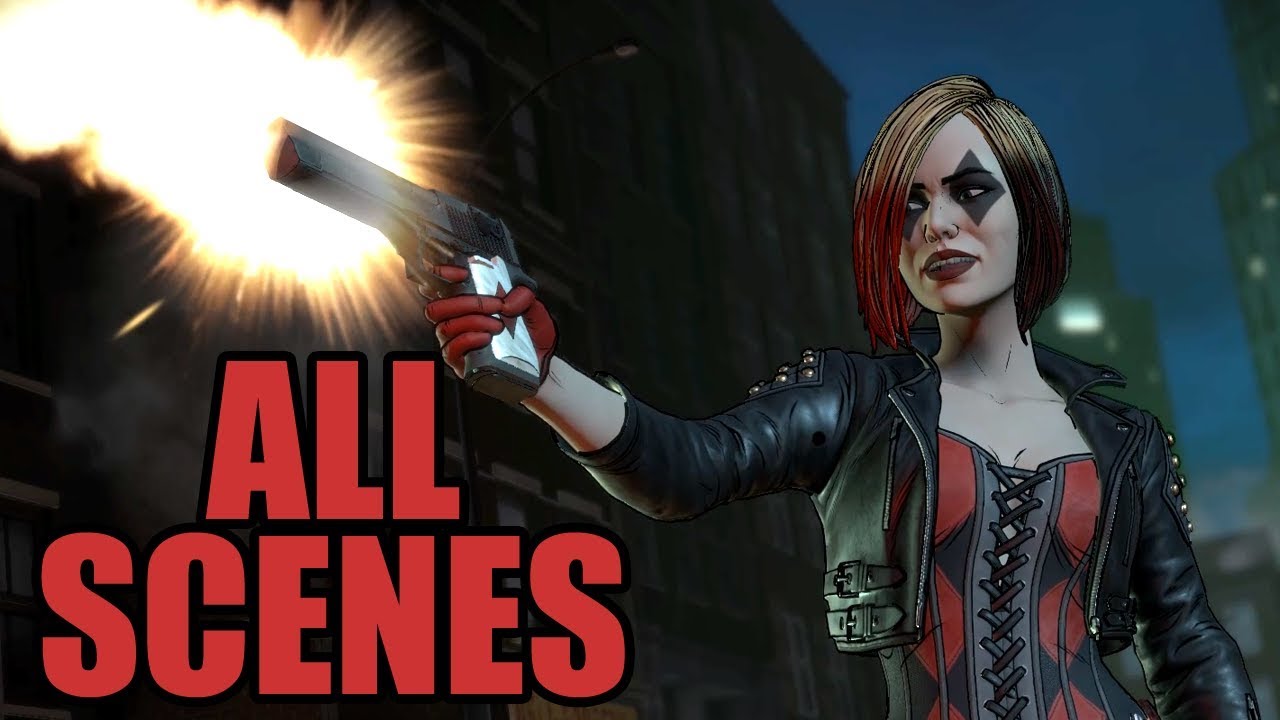 Telltale BATMAN The Enemy Within - All Harley Quinn Scenes - YouTube