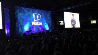 Vidcon 2012 Philip Defranco Sourcefed on Stage