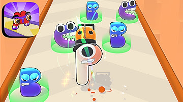 Alphabet Epic Rush ​- All Levels Gameplay Android,ios (Levels 54-56)